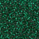 Miyuki delica kralen 10/0 - Silver lined emerald dyed DBM-605